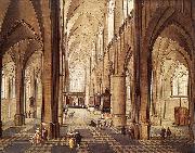NEEFFS, Pieter the Elder Interior of a Church ag oil painting